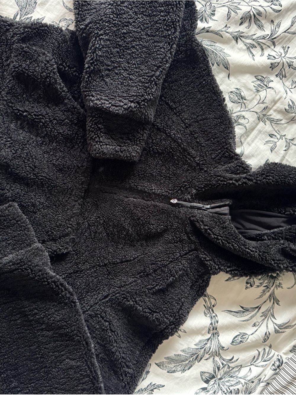 Lululemon Oversized Scuba Half Zip Fleece Black